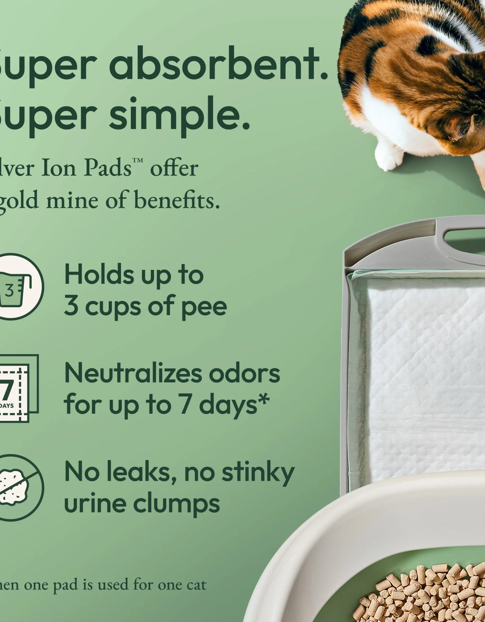 Purina  Breeze Cat Litter System Refill Pack with Ion Cat Litter Pads and Zeolite Pellet Cat Litter