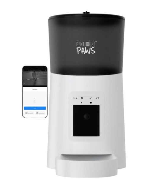 Load image into Gallery viewer, Smart HD Feeder, Automatic Pet Food Dispenser, 6L, 1080P Camera, 2-Way Audio, Backup Power, 15 Meals/Day, White, for Cat &amp; Dog
