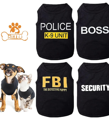 4 Packs Dog Shirts for Small Dog,  Pet T-Shirts Clothes Vest for Puppy Boy Girl S