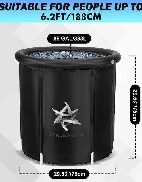 Load image into Gallery viewer, Portable Ice Bath Tub, 88 Gal Cold Plunge for Athletes - Durable Inflatable Design, Indoor/Outdoor Use
