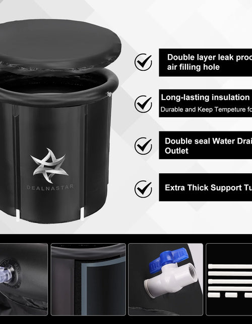 Load image into Gallery viewer, Portable Ice Bath Tub, 88 Gal Cold Plunge for Athletes - Durable Inflatable Design, Indoor/Outdoor Use
